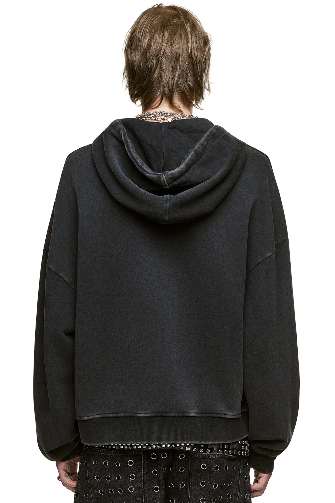 Blackout Washed Zip Up Hoodie - Image 6