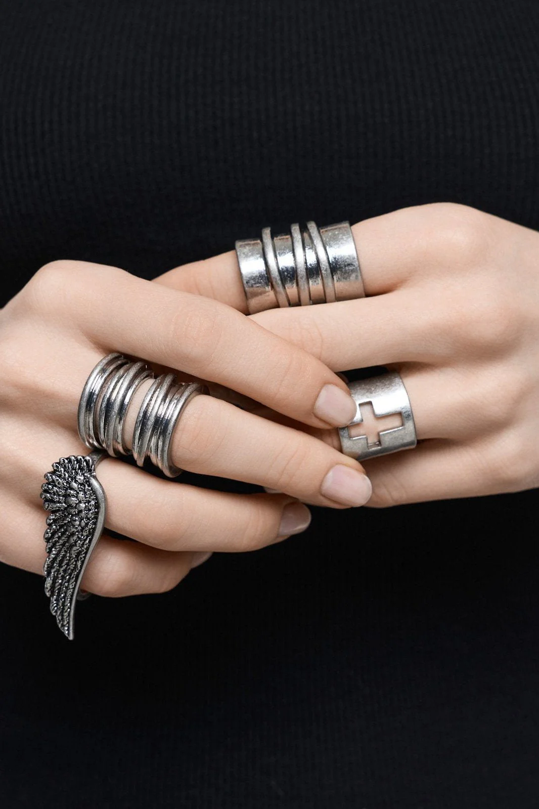 Dusty Wings Ring Set - Image 2