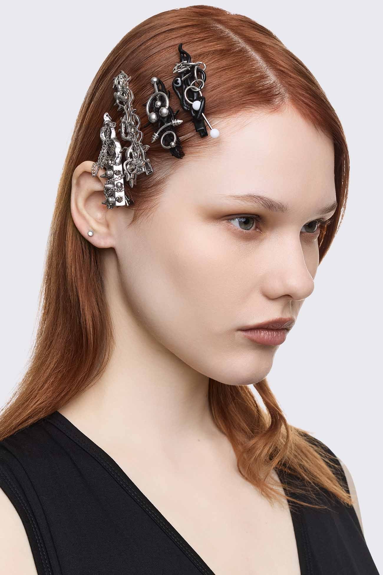 Elysium Metal Hair Clip Set - Image 3