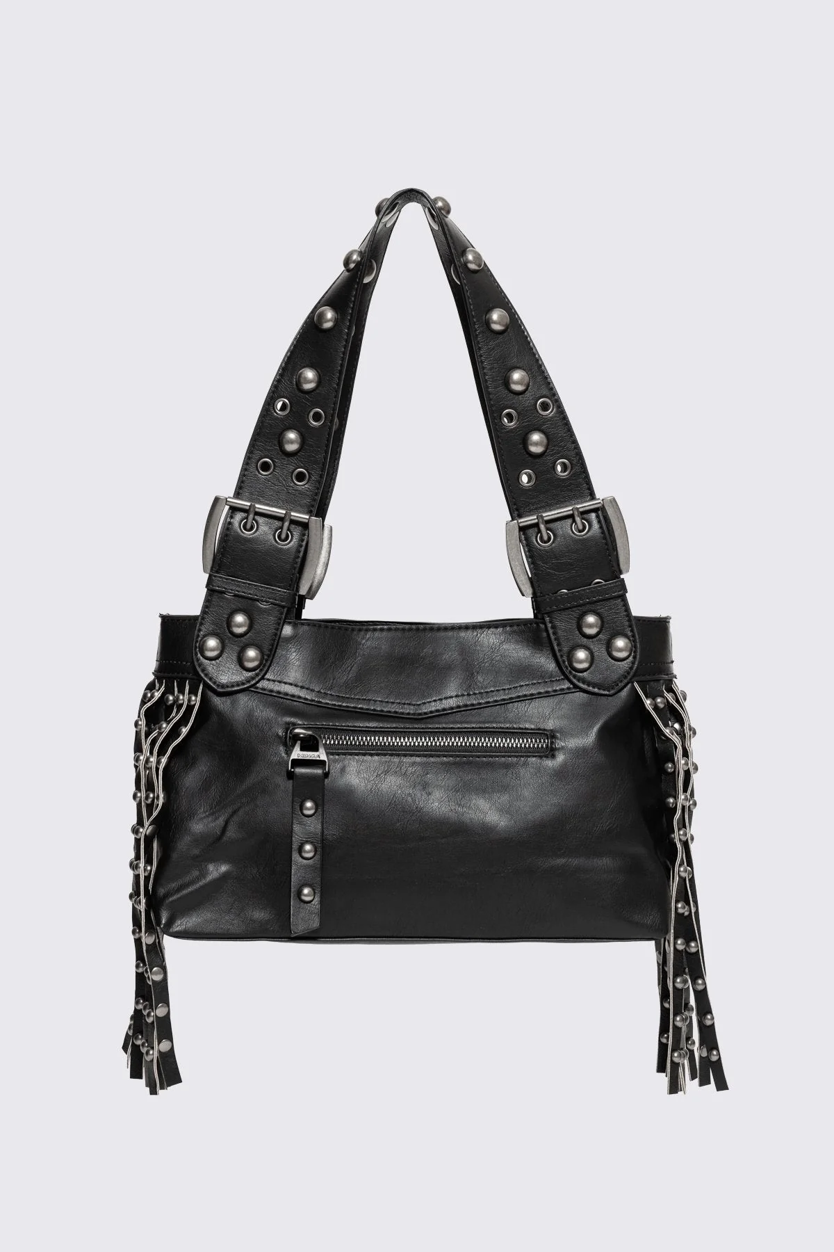 Fern Studded Fringe Shoulder Bag - Image 6