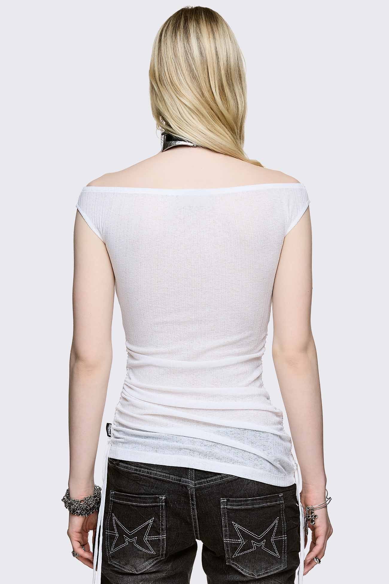 Forgive Me Not Boatneck Top - Image 7