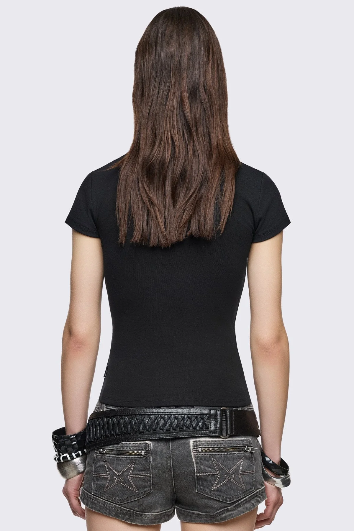 Glitter Flight Studded Baby Tee - Image 7