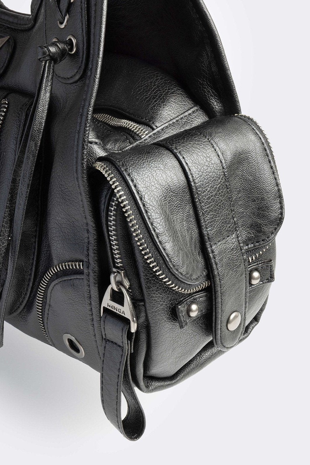Jules Faux Leather Shoulder Bag - Image 4