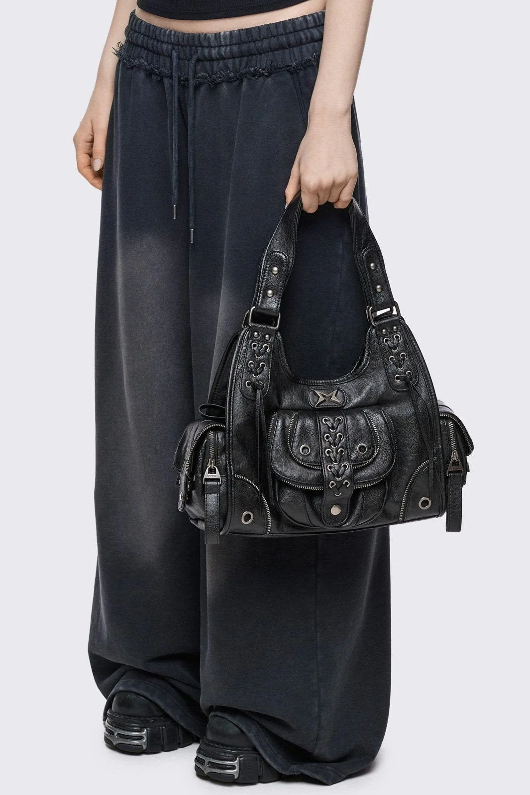 Jules Faux Leather Shoulder Bag - Image 5
