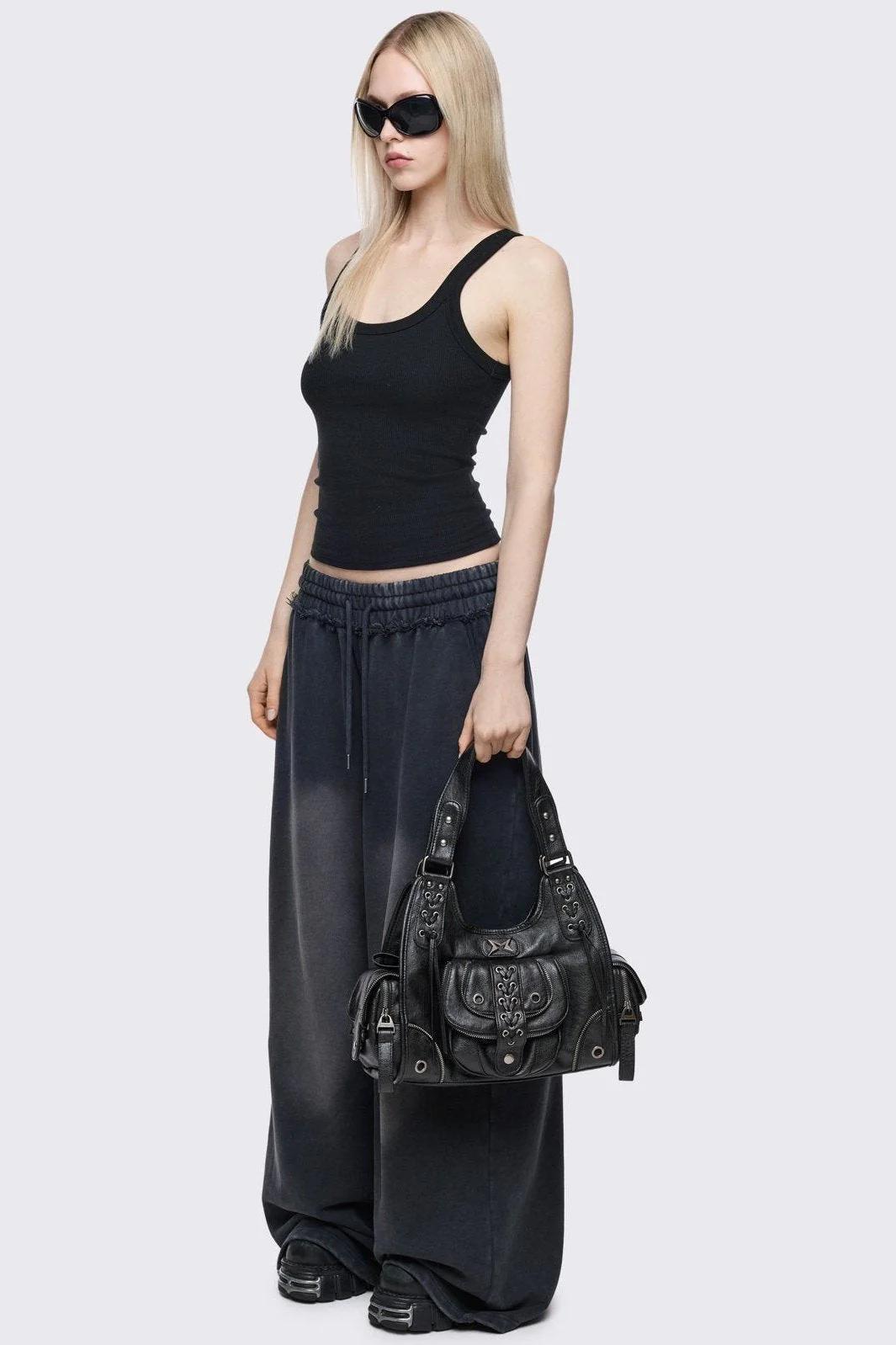 Jules Faux Leather Shoulder Bag - Image 8