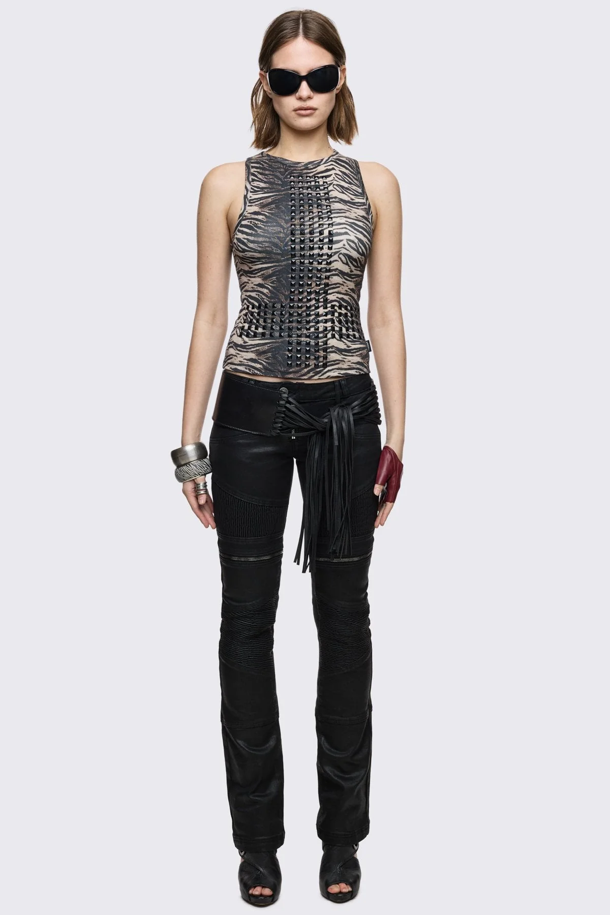 Jungle Studded Vest Top - Image 7