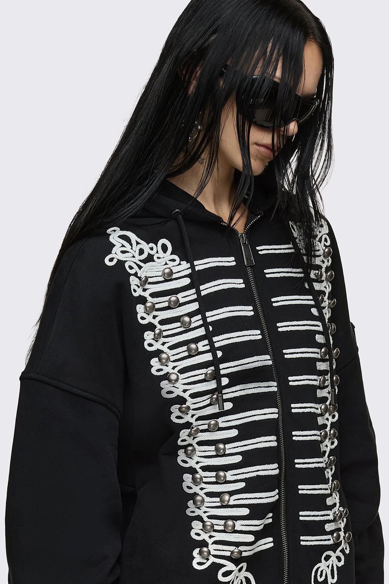 Libertine Military Zip Up Hoodie - Image 3