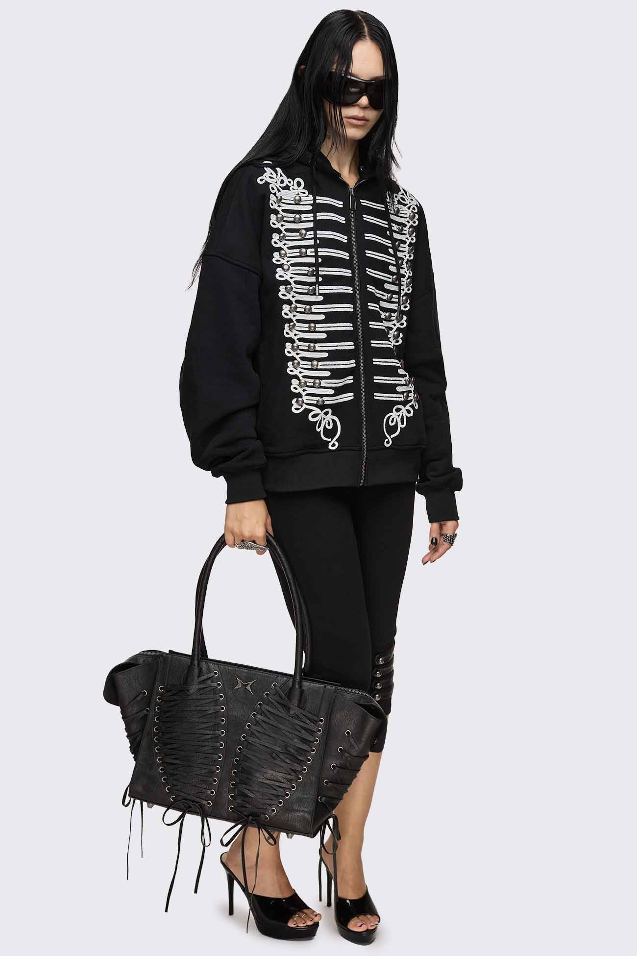 Libertine Military Zip Up Hoodie - Image 4