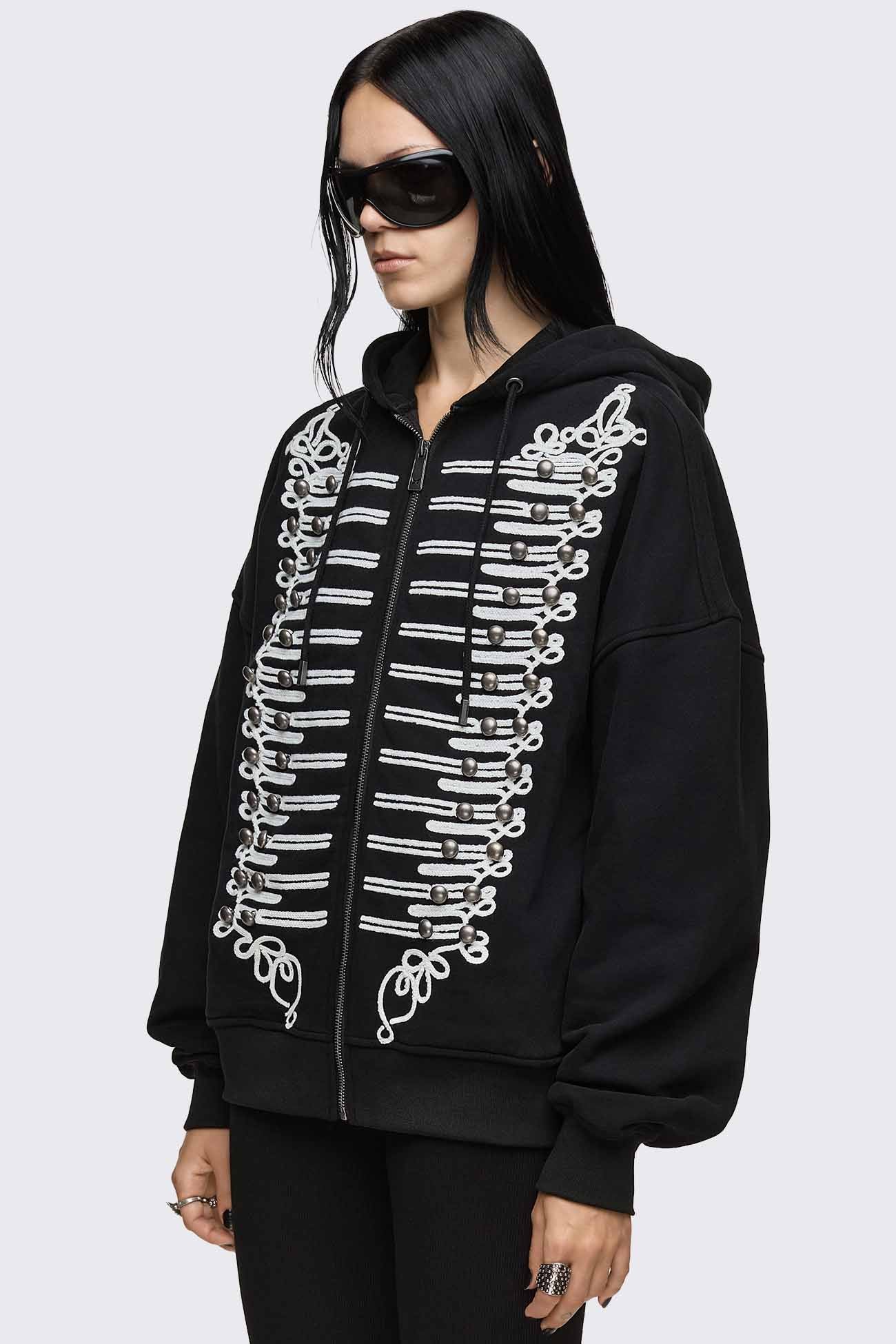 Libertine Military Zip Up Hoodie - Image 5