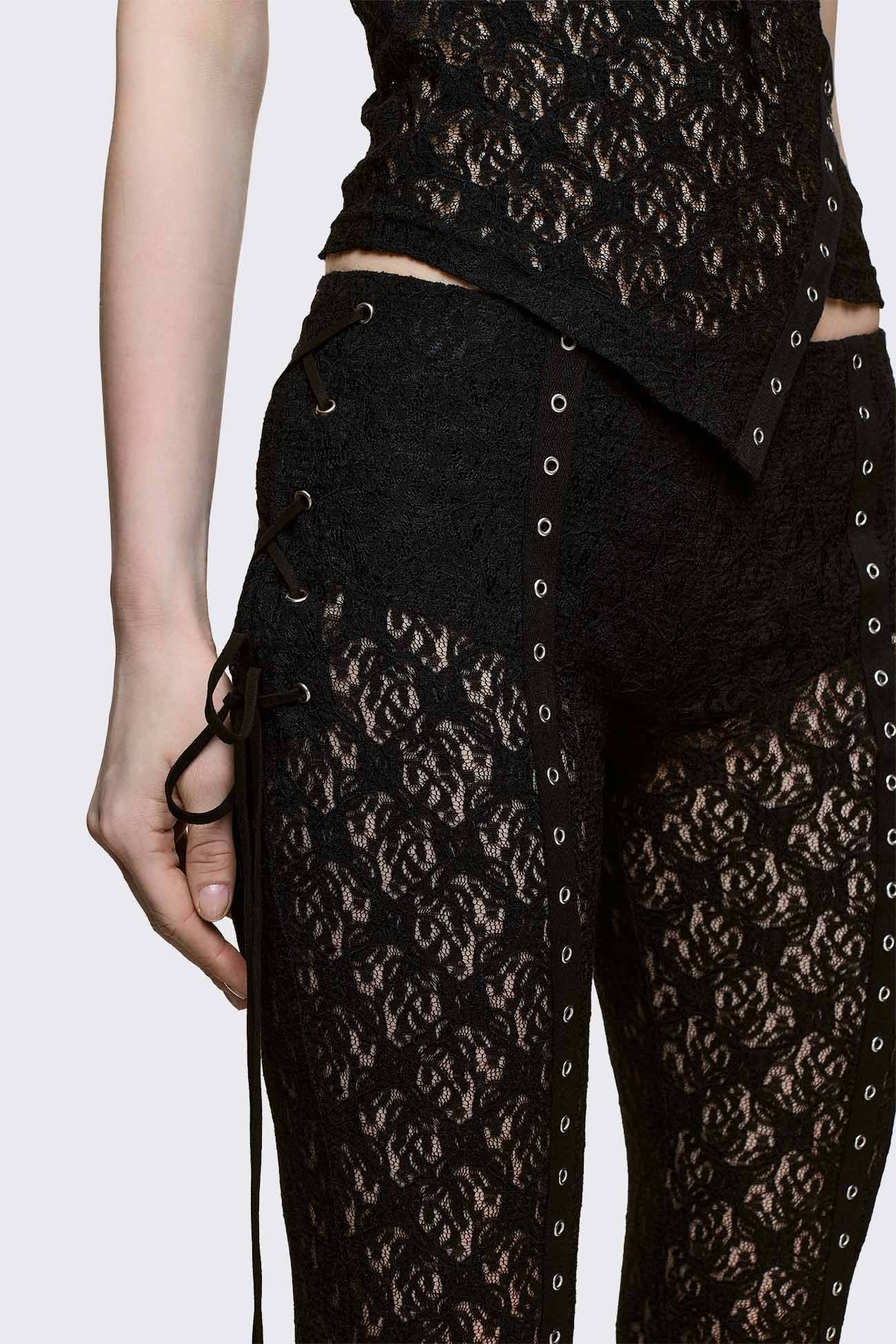 Moor Lace Flared Pants - Image 6