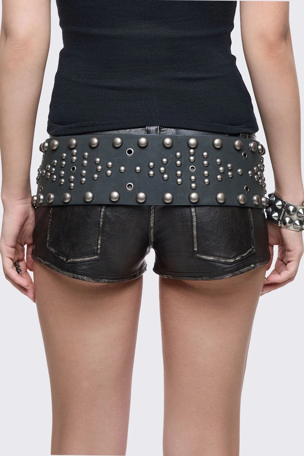 Petra Black Fringe Belt - Image 2