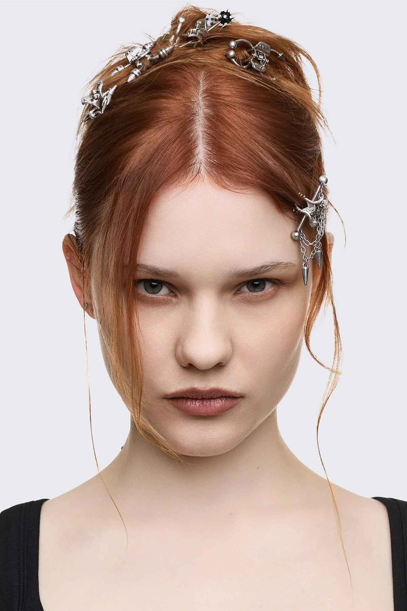 Pierce It Studs Hair Clips