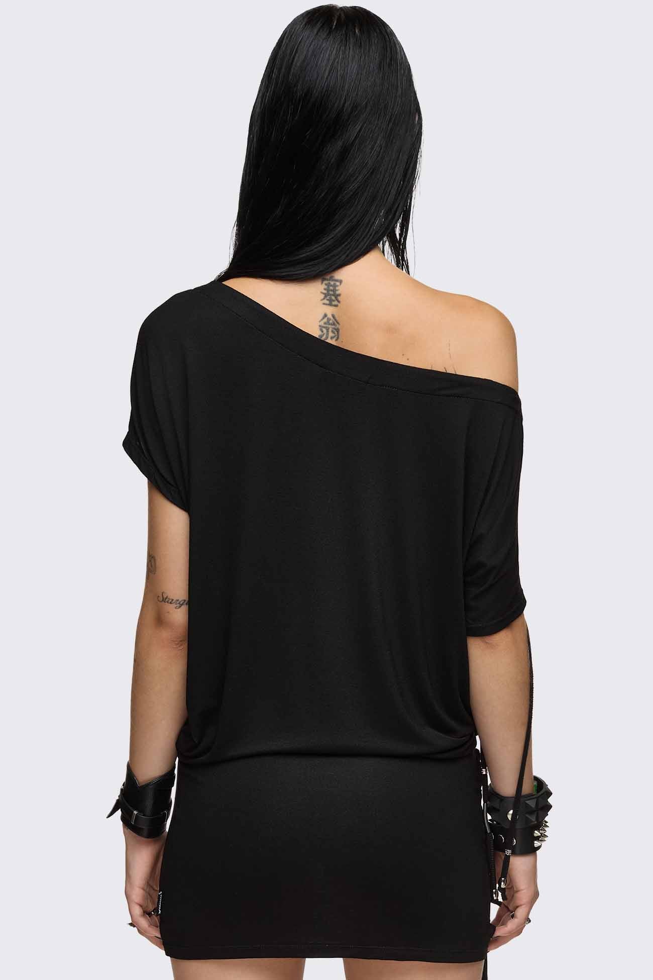 Romie Beaded Off-Shoulder Dress - Image 8