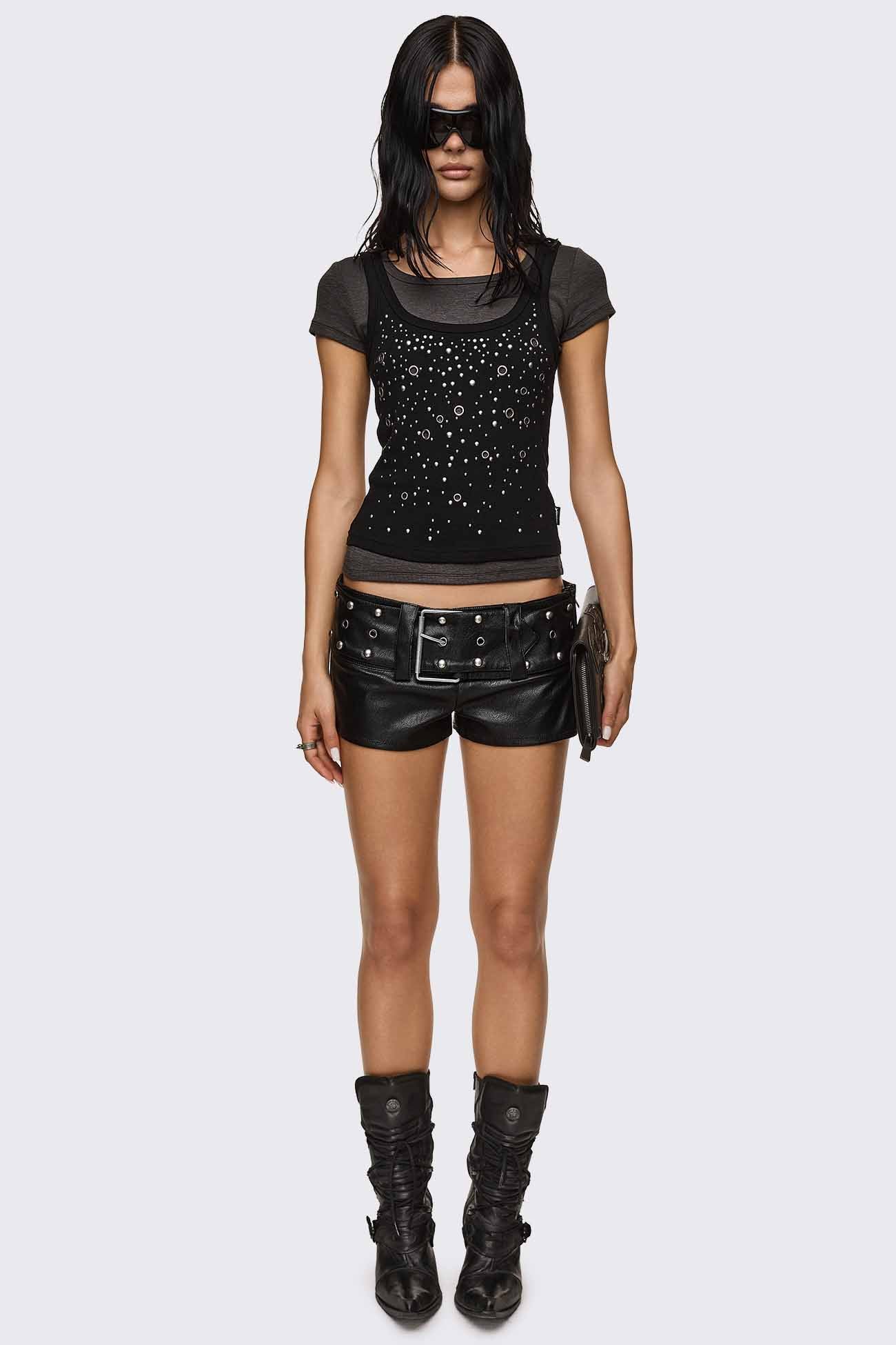 Rumour Layered Studded Top - Image 2