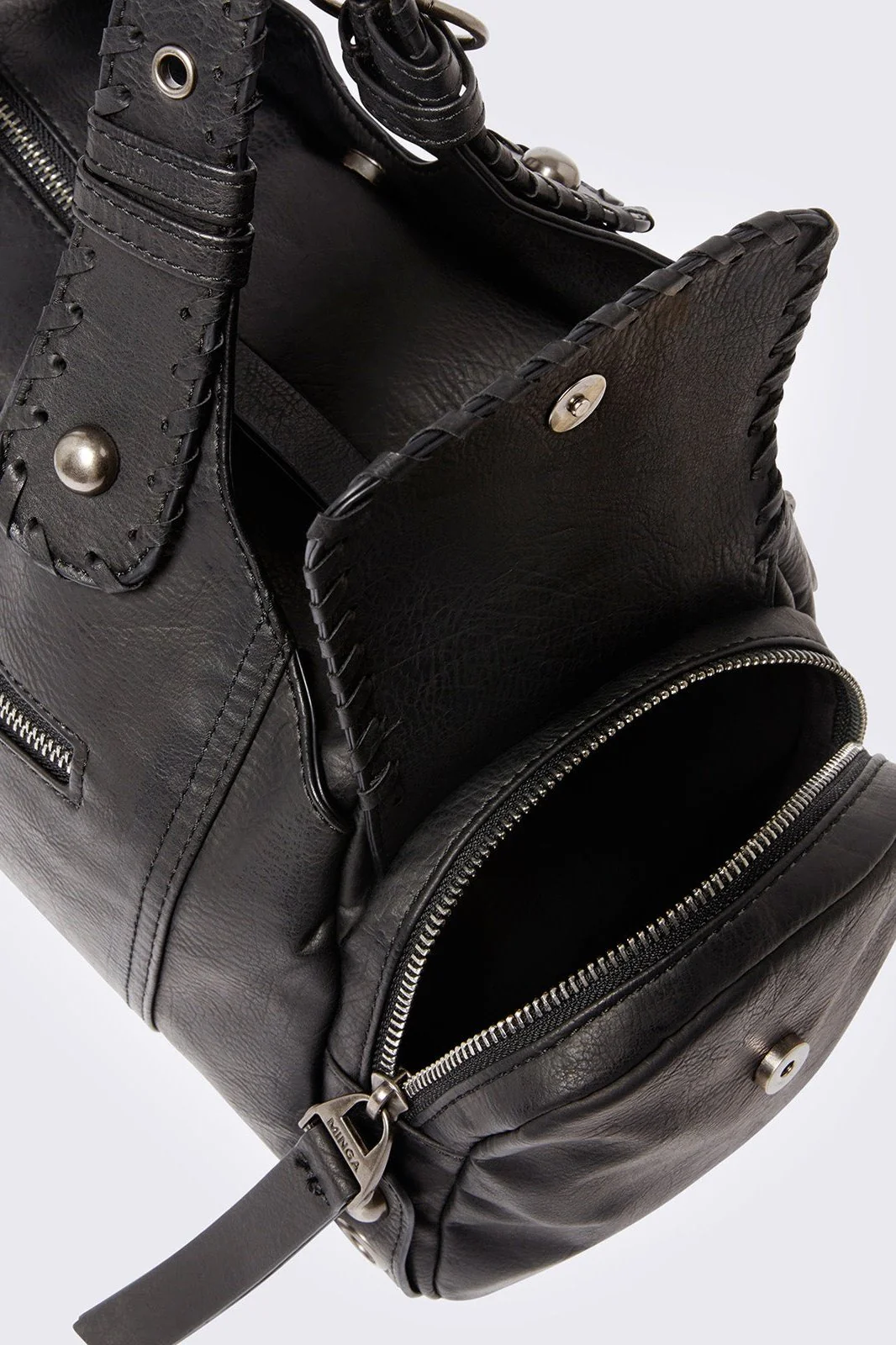 Xyra Faux Leather Shoulder Bag - Image 4