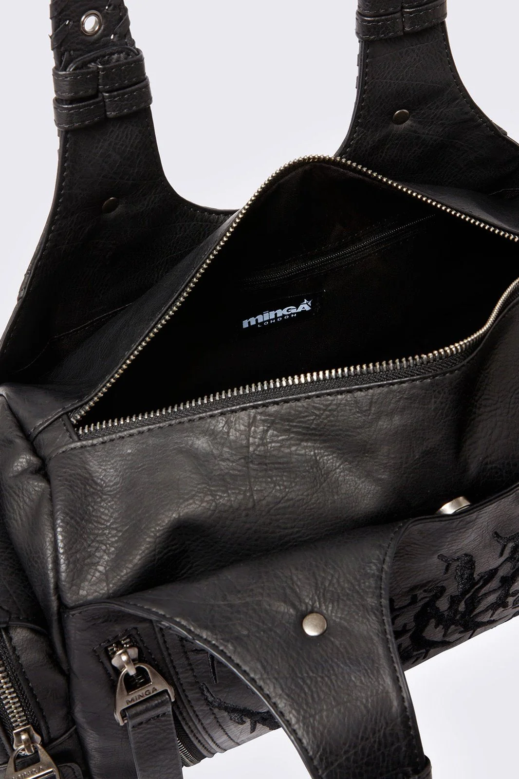 Xyra Faux Leather Shoulder Bag - Image 6